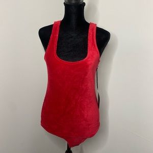 Red velvet bodysuit